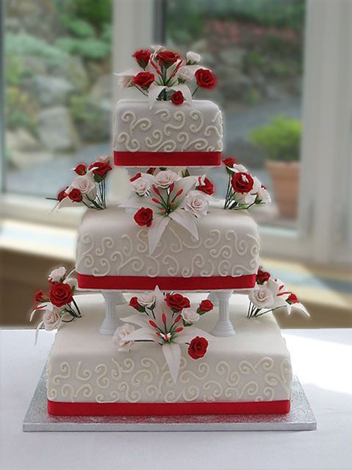 Красивые свадебные торты фото 1
